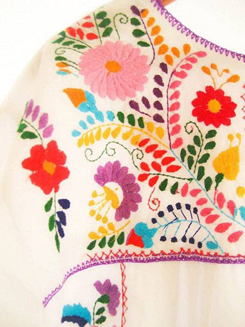 Mexican embroidery