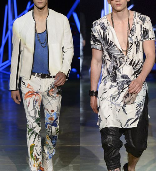 Digital Fabric Printing_Print Trends__Bold Botanicals_Roberto Cavalli SS15