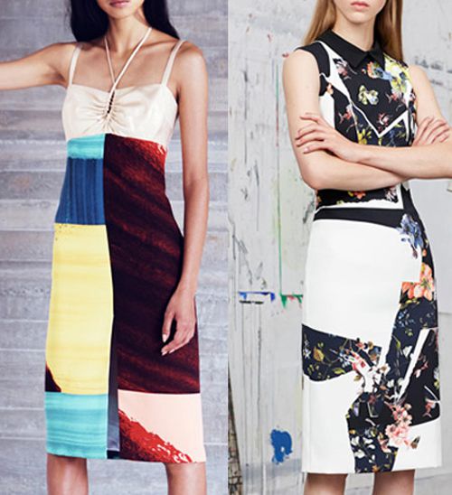 Digital Fabric Printing_Print Trends__Fractured_Rachel Comey_Erdem