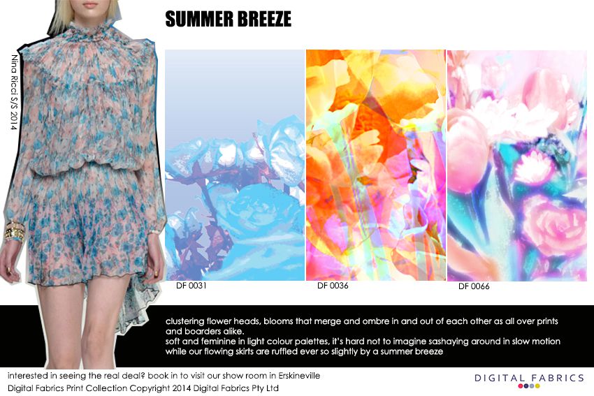 Digital Fabrics_Newsletter_Print Direction_Fashion Print_Textile Printing_Digital Printing_Summer Breeze_Blooms_Florals_Flowers