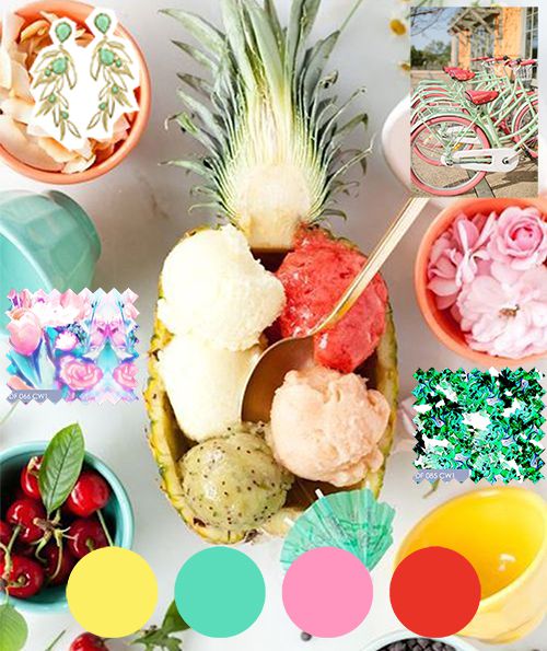 Digital Fabrics_printing_colour_design_inspiration_mint_sorbet_pink_red_yellow
