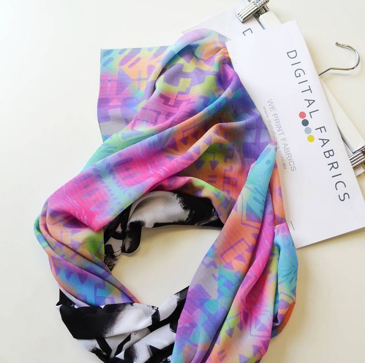 design your own scarf, create fabric, become the designer, digital fabrics school