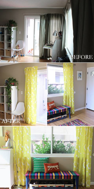 diy curtains with digital fabrics