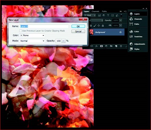 First tutorial screenshot