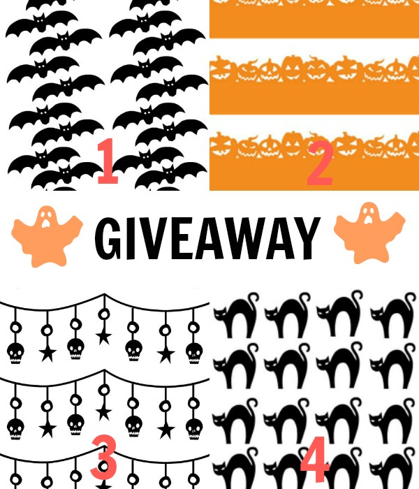 halloween print fabric giveaway